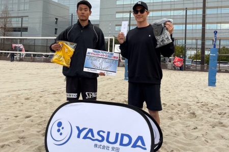 YASUDAアクアリンクス東京JBVチャレンジャーシリーズ2022川崎大会でアスリート社員池田隼平が優勝。<br>～KABTO beach volleyball project～
